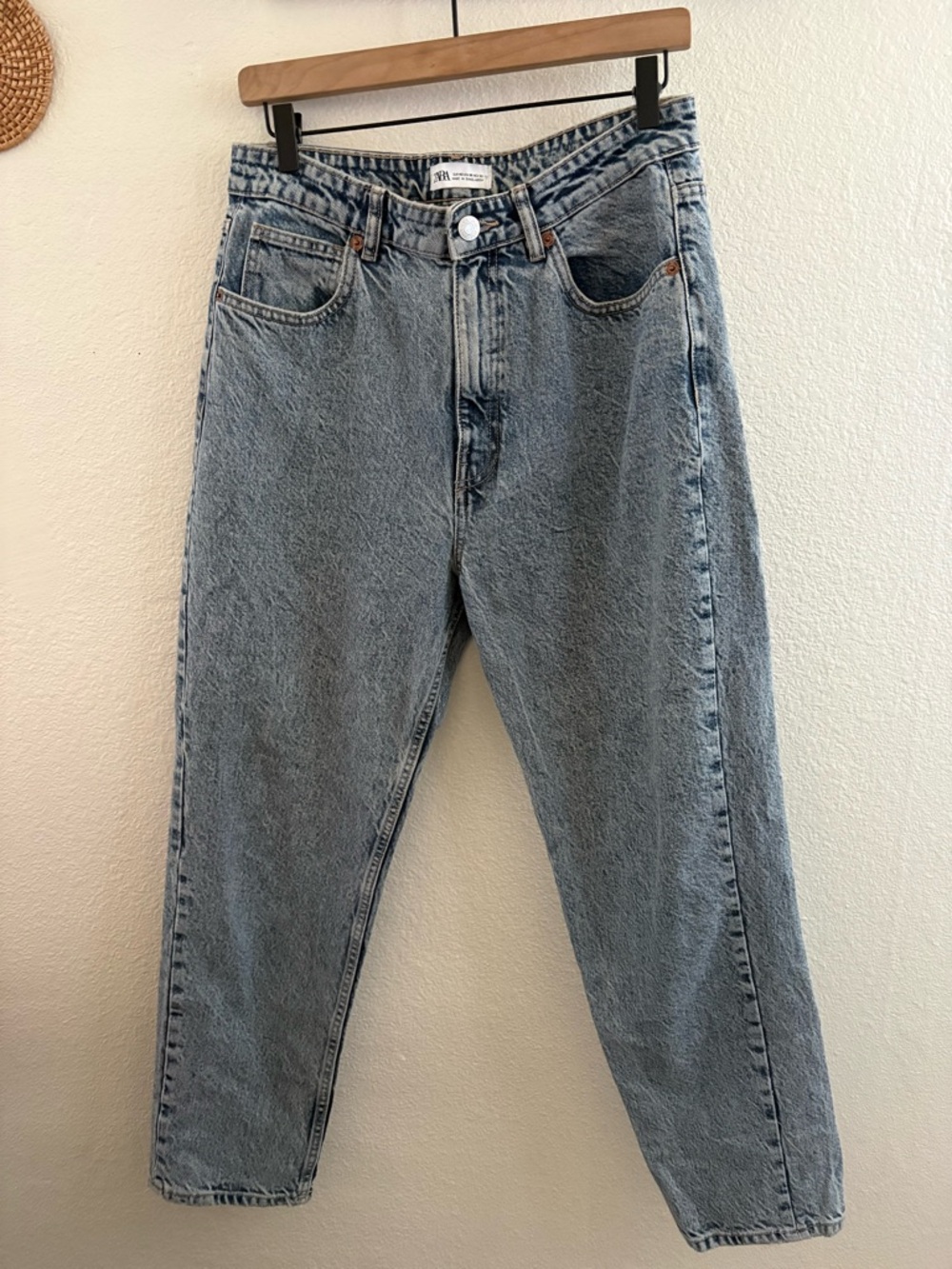 Zara High-Rise Vintage Wash Women’s Jeans